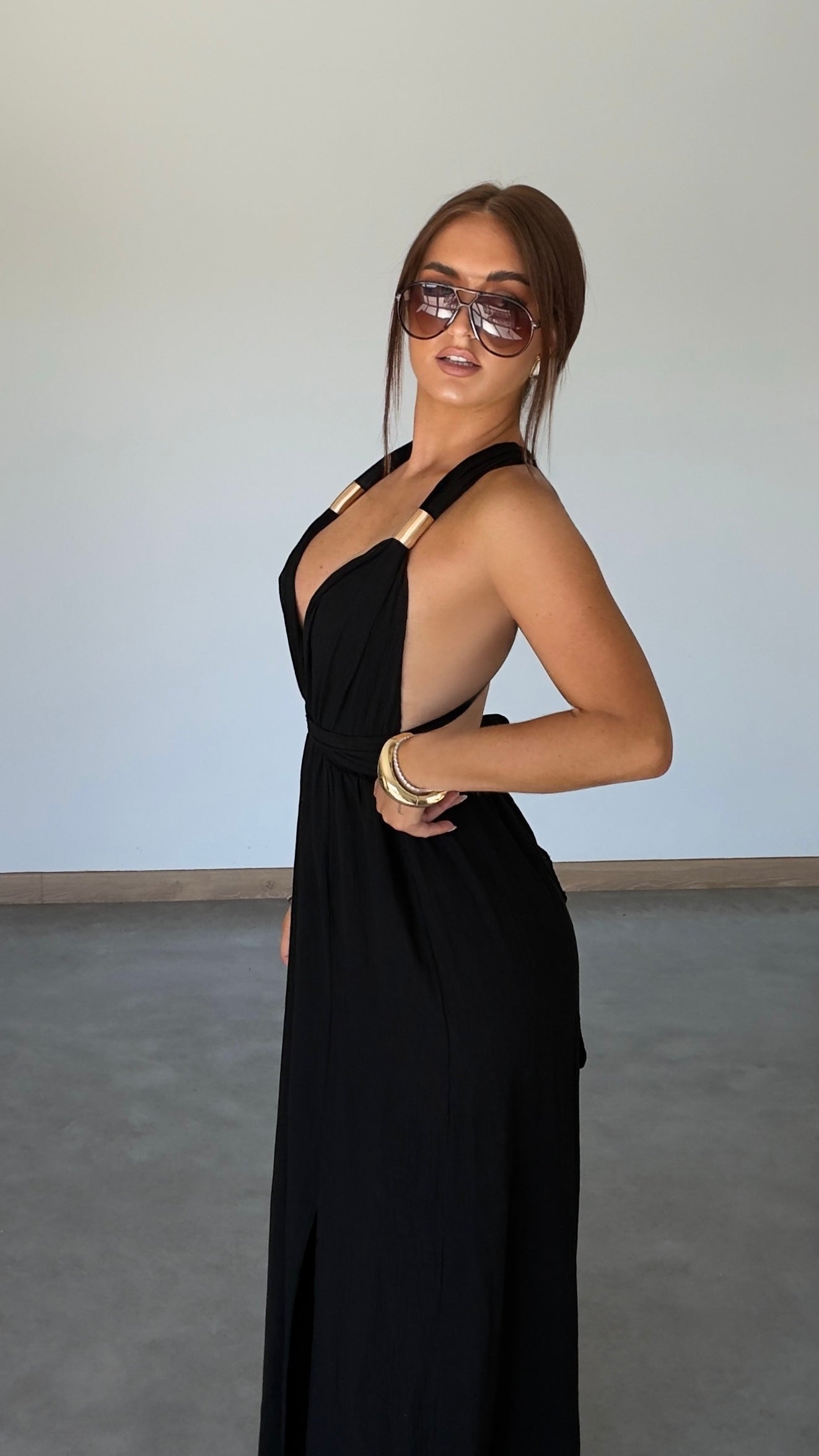 Robe Bijoux Modulable Noire