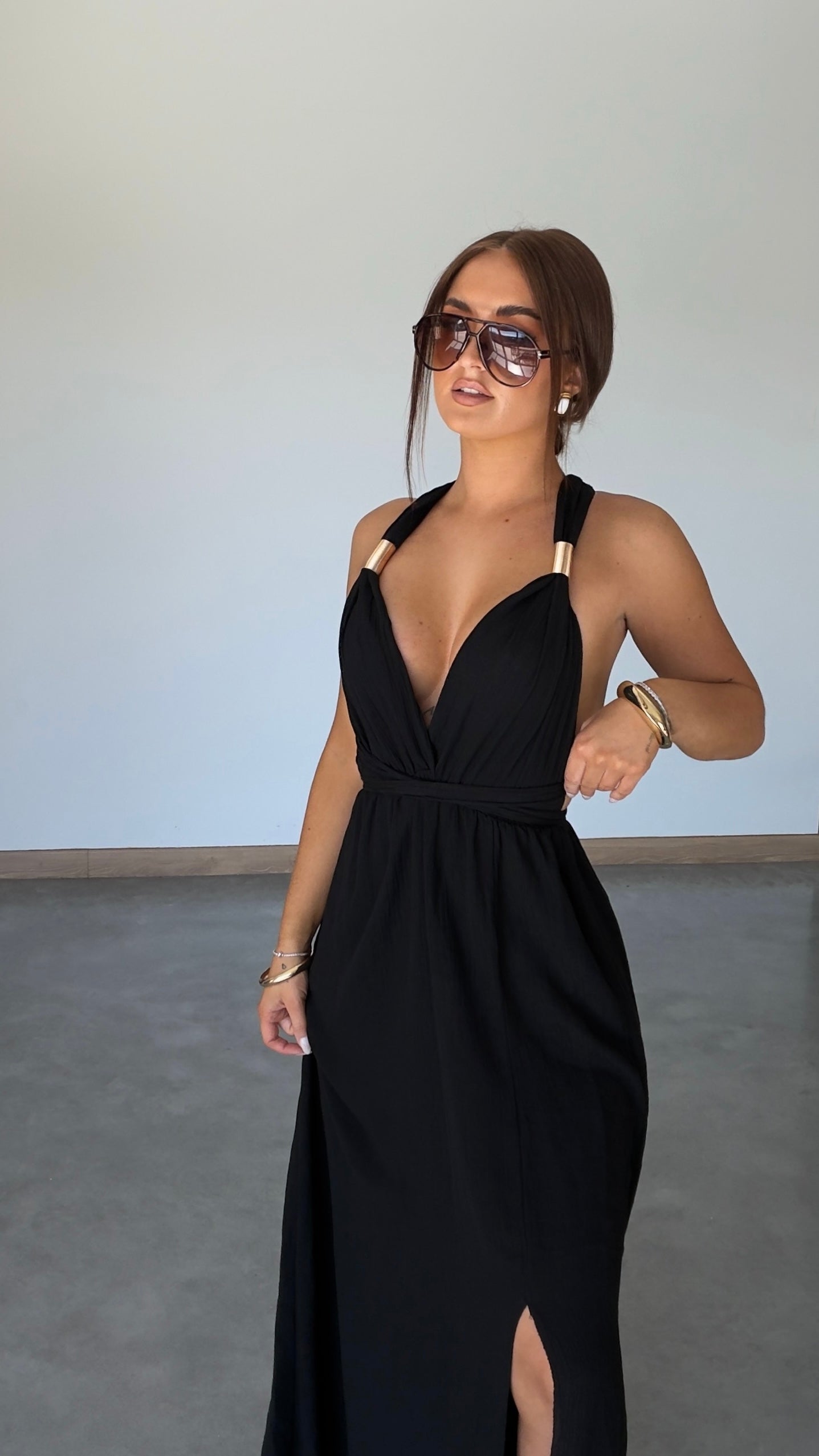 Robe Bijoux Modulable Noire