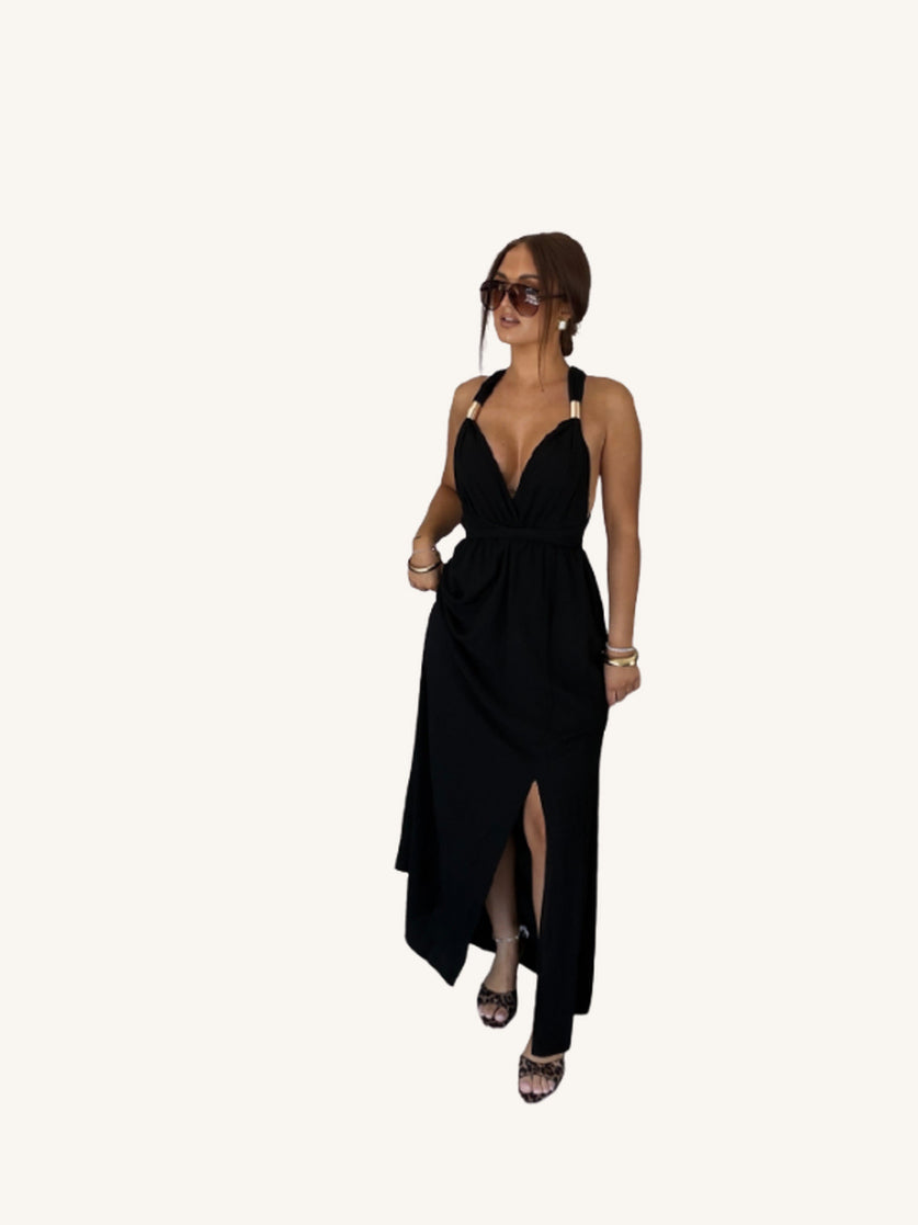 Robe Bijoux Modulable Noire